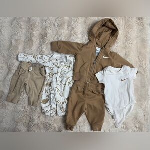 NWOT! Bundle 5 piece Set Nike & Carter’s Hoodie, Joggers, Bodysuits Newborn